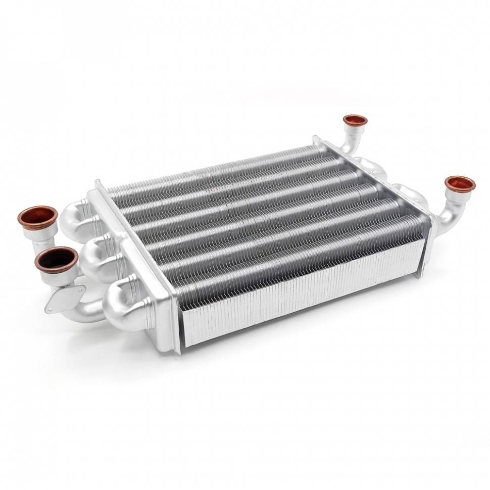 Бітермічний теплообмінник на газовий котел BAXI Mainfour, WESTEN QUASAR D