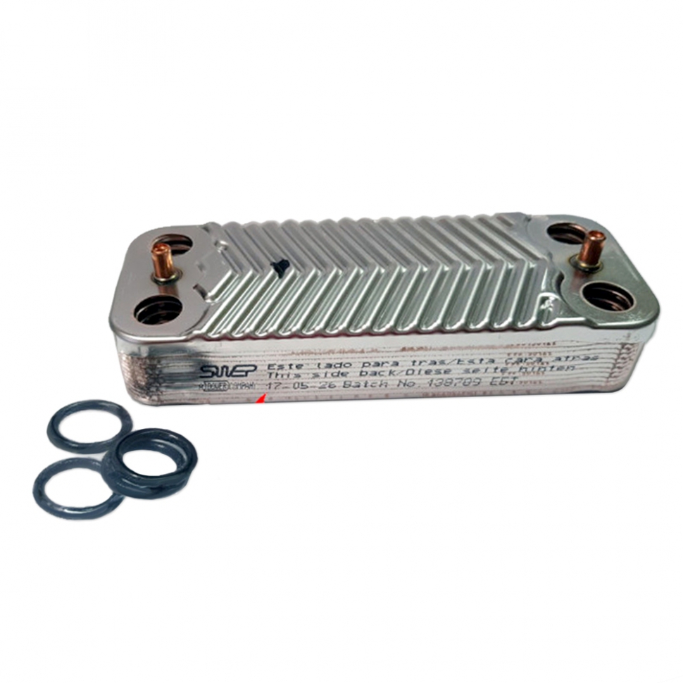 Теплообмінник ГВП 12 пластин для ZW23KE Bosch, Junkers 8705406264