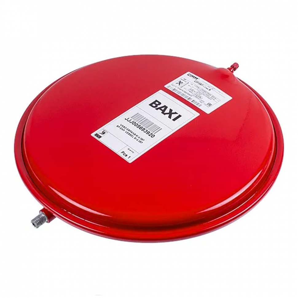 Розширювальний бак 6л круглий на газовий котел Baxi/Westen 5693920