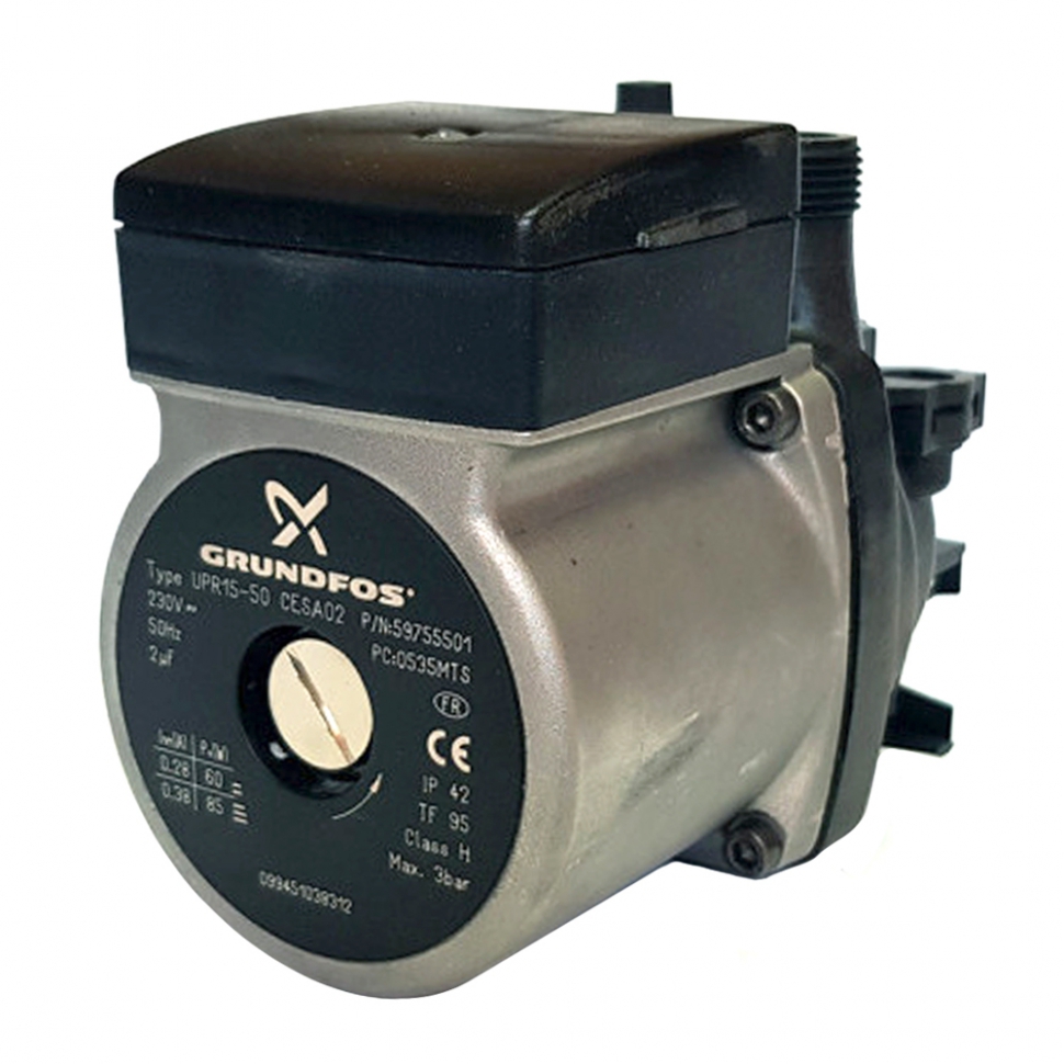 Насос циркуляційний 2-х швидкісний Ariston Microgenus Plus 15/50 GRUNDFOS 65102322