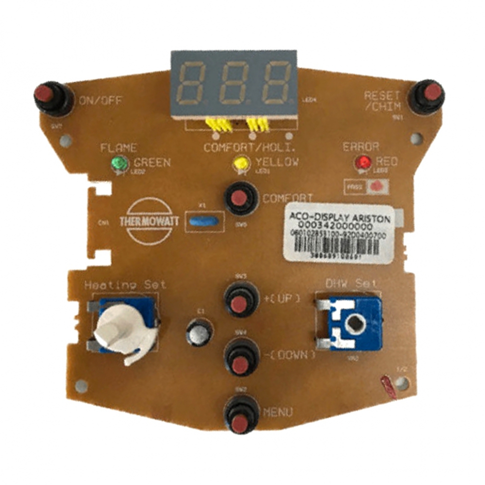 Плата дисплея на газовий котел ARISTON ACO 27-32 MFFI/RFFI 65102235